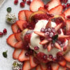 French toast with strawberry and cheese cream-3